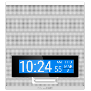 AtlasIED IP-SDMF Indoor Wall Mount IP Speaker with LCD Display, LED Flashers, and Talkback Microphone