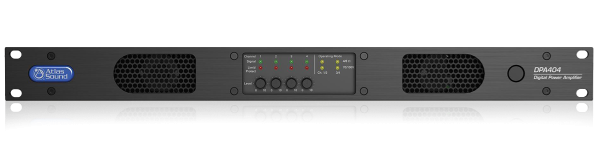 AtlasIED DPA404 Networkable 4-Channel Power Amplifier with Optional Dante® – 400W