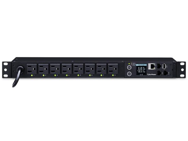 CyberPower MBS Switched PDU – 1U 120V 15A Maintenance Bypass PDU